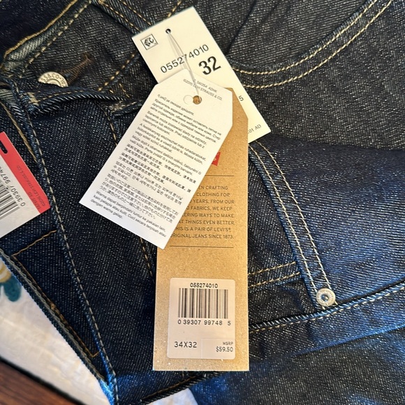 Brand NWT Levi 527 slim bootcut jeans - Picture 4 of 4